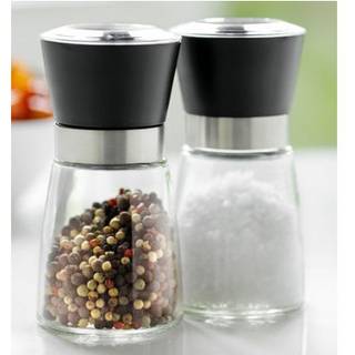 Steel Function Salt/Peber kværn med ståltop - Sæt med 2 stk.