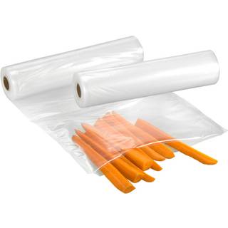 Sæt af 2 ruller plastikposer til vakuumforsegling, 28 cm - Unold