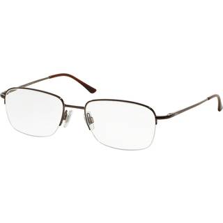 Polo Ralph Lauren Mand PH1001 9011 Optiske stel Stål Brun Transparent Firkantet Normal