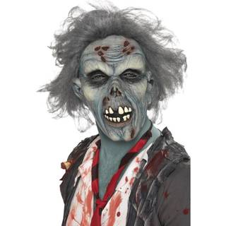 Verrottete Zombie Maske mit Haaren