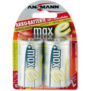 Ansmann 5035362 Batteri genopladelig, Mono D, NiMH, pakke med 2