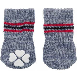 Trixie Dog Socks Grey S-M (2 pcs.) non-slip