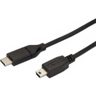 StarTech.com USB2CMB2M USB-kabel USB 2.0 2 m USB C Mini-USB B Sort