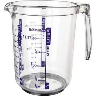 Målebæger, professionelt, 1 l, SAN