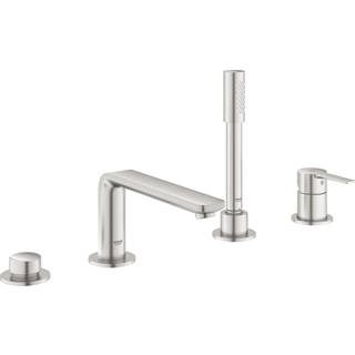 GROHE Lineare New 4-hulsbadkombination supersteel