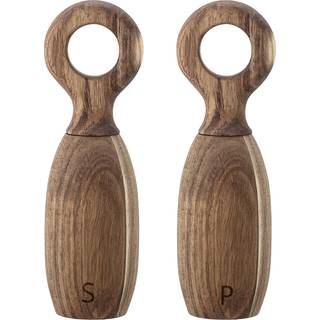 Bloomingville Bloomingville salt- og peberkværn træ 21 cm