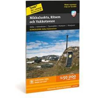 Calazo förlag Nikkaluokta, Ritsem & Vakkotavare 1:50.000 NoColour, OneSize
