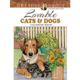 Creative Haven Lovable Cats and Dogs Coloring Book