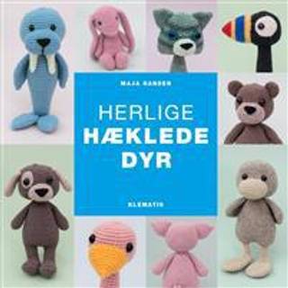 Bog: Herlige hæklede dyr Designer: Maja Hansen 14 opskrifter på søde og sjove dyr og rangler, som du selv kan hækle.