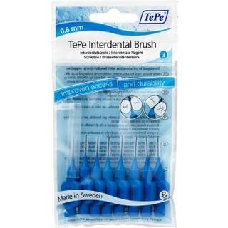 TePe, mellemrumsbørste, blød, 0.6 mm, 8 stk - incl. vareprøve