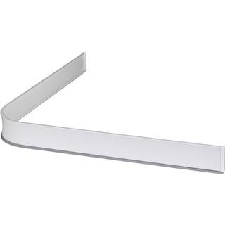 Leijma 8102 Gulvskinne kantet, hvid 130x130cm