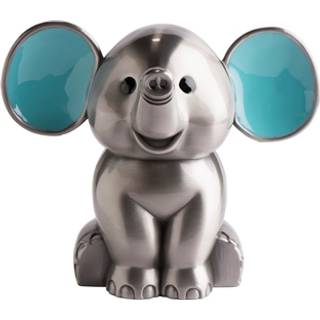 NOA Kids - Sparebøsse m. elefant m. blå ører (fortinnet)