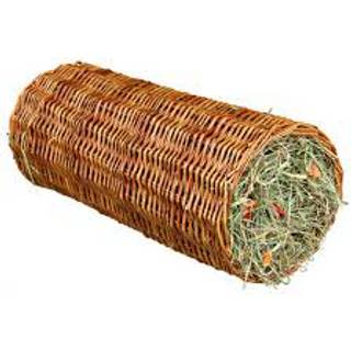 Trixie Wicker tunnel with hay/carrot ø 15 × 33 cm 110 g