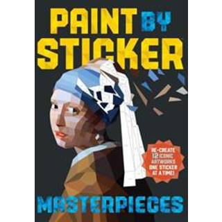 Paint by sticker masterpieces, farvelæg 12 klassiske mesterværker med klistermærker