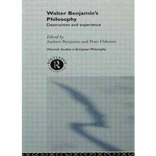 Walter Benjamin's Philosophy