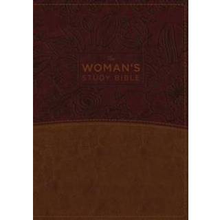 NKJV, The Woman's Study Bible, Leathersoft, Brown/Burgundy, Red Letter, Full-Color Edition, Thumb Indexed
