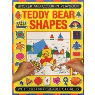 Sticker and Color-in Playbook: Teddy Bear Shapes