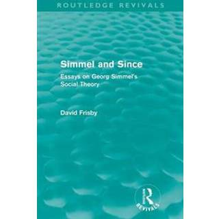Simmel and Since (Routledge Revivals)