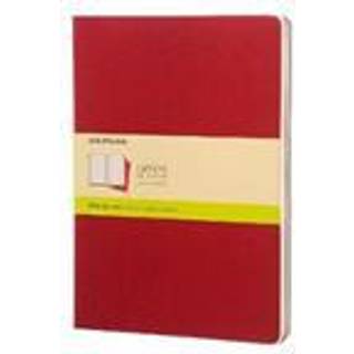 Notizbücher Cahier XL blanko Kartoneinband 3 Stück - Preiselbeerrot