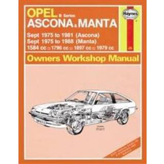 Opel Ascona & Manta (B Series) (Sept 75 - 88) Haynes Repair Manual