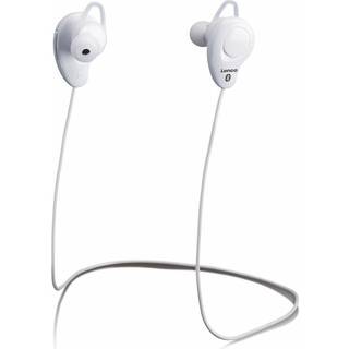 Lenco - Trådløst in-ear headset Hvid - EPB-015WH