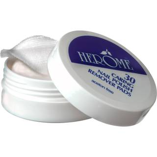 Herôme Negle Rengøring Caring Nail Polish Remover Pads 30 Stk. (2,00 kr / 1 stk.) - 30 Stk.