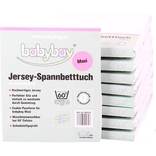 Babybay Jersey lagen, deluxe 1 stk. til Side by side seng Boxspring - hvid