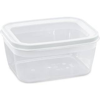 Madkasse Nordiska Plast Cook It, transparent/hvid, 1.6 liter