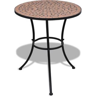 bistrobord 60 cm mosaik terracotta