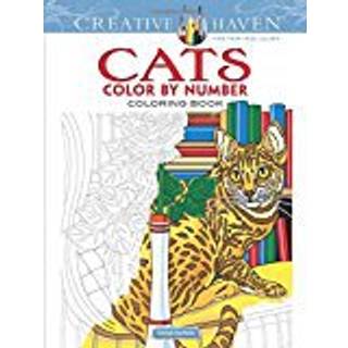 Creative Haven Cats Color by Number Coloring Book