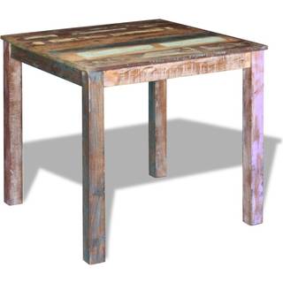 spisebord 80x82x76 cm massivt genbrugstræ