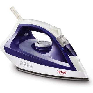 Tefal Virtuo FV1711 Dampstrygejern Durilium strygesål 1800 W Violet, Hvid