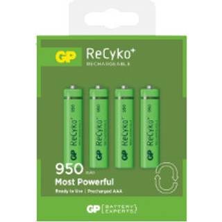 GP Batterier ReCyko 950mAh, AAA 4-pak