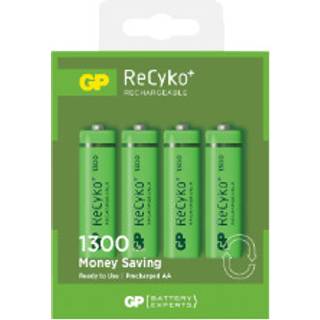 GP ReCyko+ AA / R06 1300mAh 1.2V (4 stk.)
