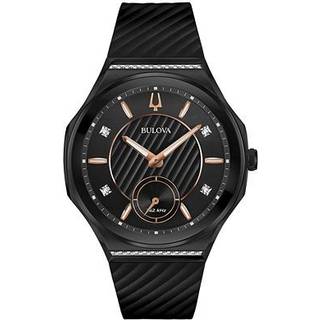 Bulova 98R240 Diamond Sort/Gummi Ø40.5 mm