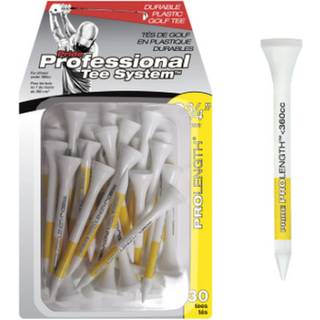 Pride Performance Professional Tee System Plastic Golf Tees (30 Count) Gul 2-3/4 tommer