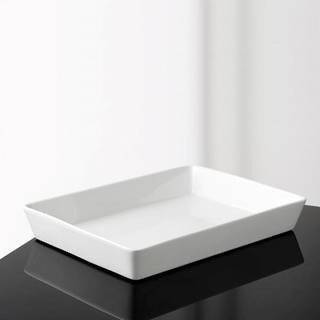 AIDA Aroma rektangulær fad 34 x 25 x 5 cm - hvid