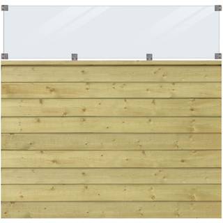 Plus klink profilhegn sort 174x163cm