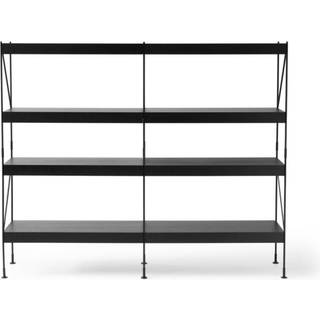 Audo Copenhagen Zet Shelves 2x4 Sort/Sort
