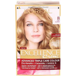 Loreal Paris Excellence Crème Triple Care Color 8 Natural Light Blonde
