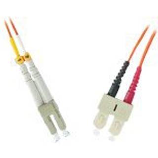 MicroConnect LC-SC Multimode duplex OM4 optisk kabel | 5 meter | PRIS-MATCH