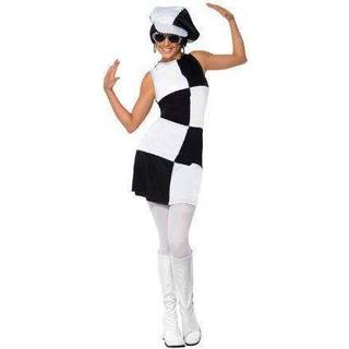 Kvinders 1960'ernes partykostume i størrelse M -