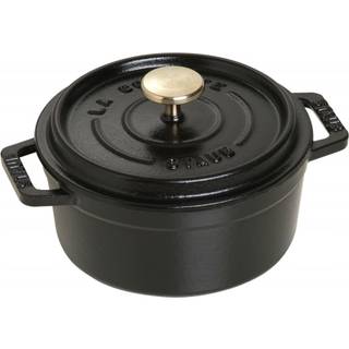Emaljeret støbejernsgryde - Staub - Grå - 12 cm