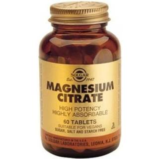 Solgar Magnesium citrate 200 mg - 60 tabletter