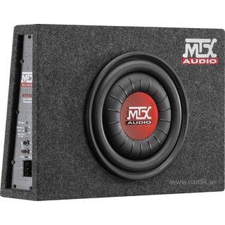 MTX RTF10P Pladsbesparende Aktiv Subwoofer m. Indbygget D-klasse Forstærker