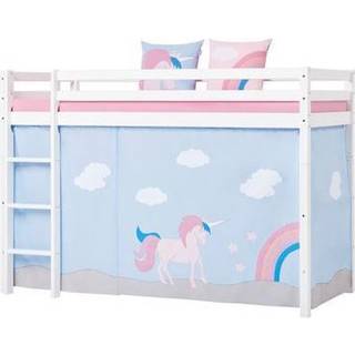 Hoppekids Forhæng til mellemhøj seng, Unicorn - 90x200
