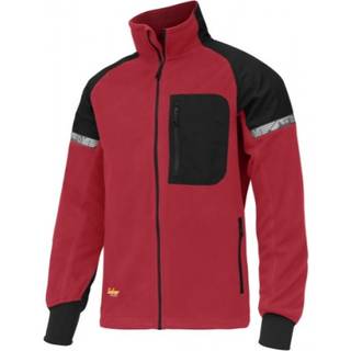 Snickers Workwear 8005 AllroundWork Fleecejakke vindtæt, stål grå/sort Stålgrå/sort
