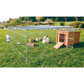 Trixie natura outdoor run with cover metal 144 × 58 × 116 cm
