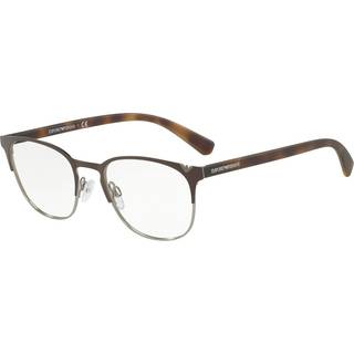 Emporio Armani Mand EA1059 3179 Optiske stel Metal Brun Transparent Rund Normal