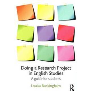 Doing a Research Project in English Studies